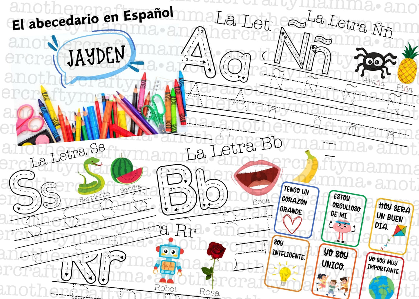 ABC en Español-Azul