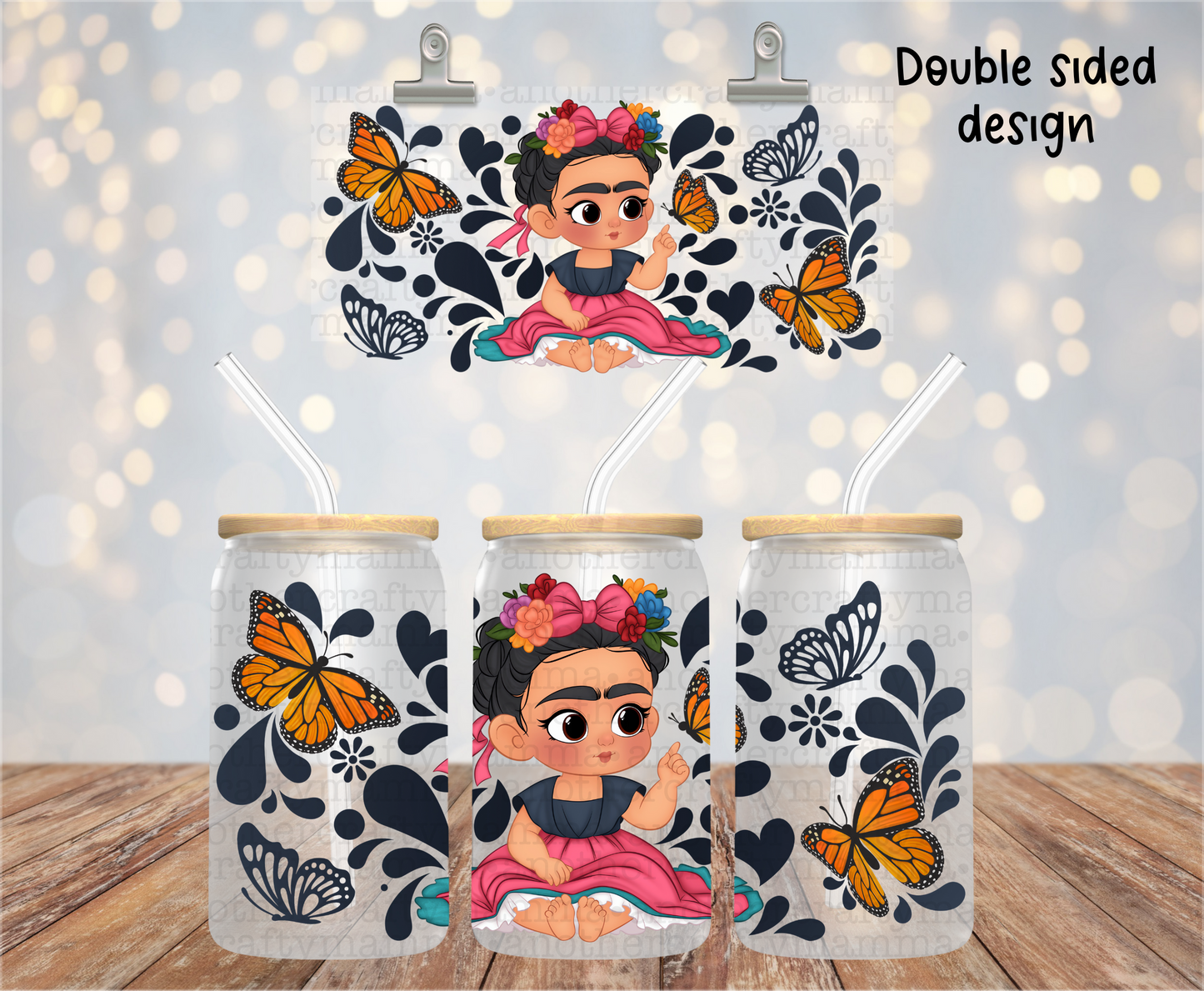 Muñeca Con Mariposas