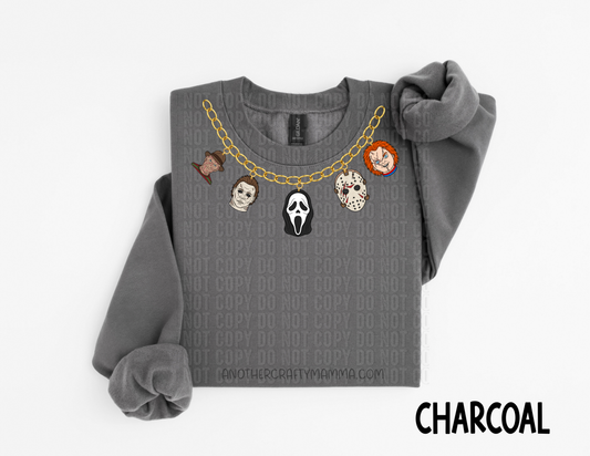 Spooky Necklace Crewneck